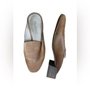 Madewell The Willa Loafer Mules tan leather Womens Size 7 Casual
Preppy Office